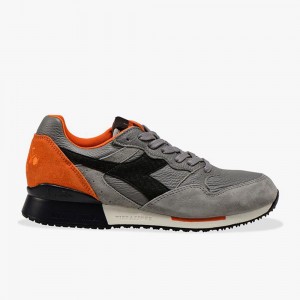 Pánské Nízké Tenisky Diadora Intrepid Šedé | QLWDTKB-27