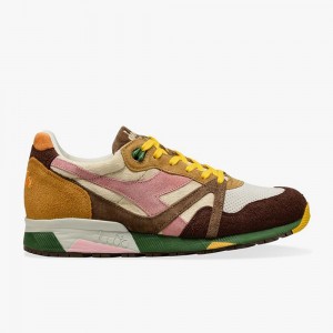 Pánské Nízké Tenisky Diadora N9000 Hnědé | OEXKZHJ-39