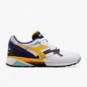 Pánské Nízké Tenisky Diadora N9002 Bílé | MLGPVKW-62