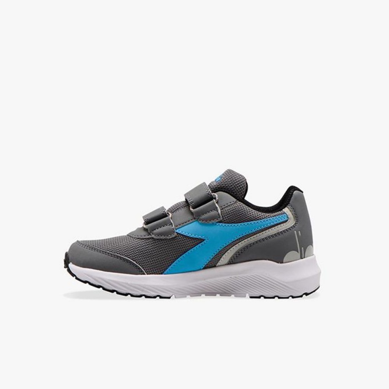 Dětské Běžecké Boty Diadora Falcon Šedé | LXQKCAJ-61